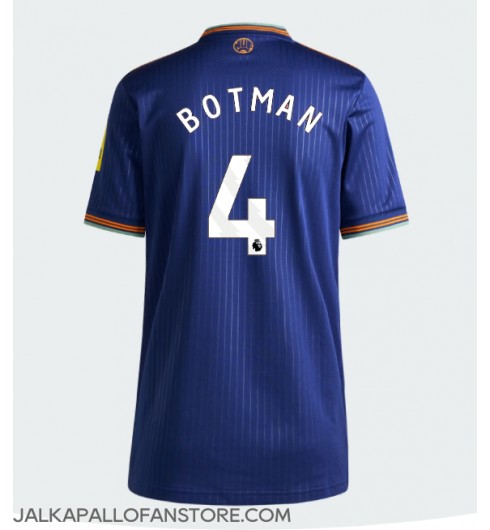 Newcastle United Sven Botman #4 Kolmaspaita Naisten 2025-26 Lyhythihainen Newcastle United Sven Botman #4 Kolmaspaita Naisten 2025-26 Lyhythihainen